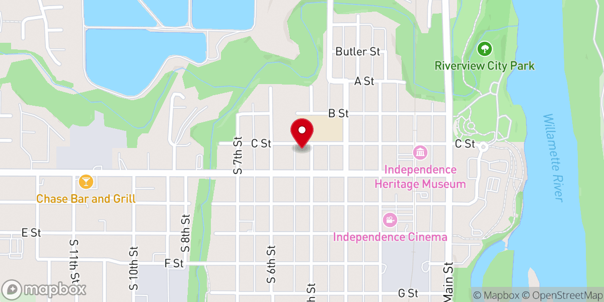 Map showing location of Family Church AG