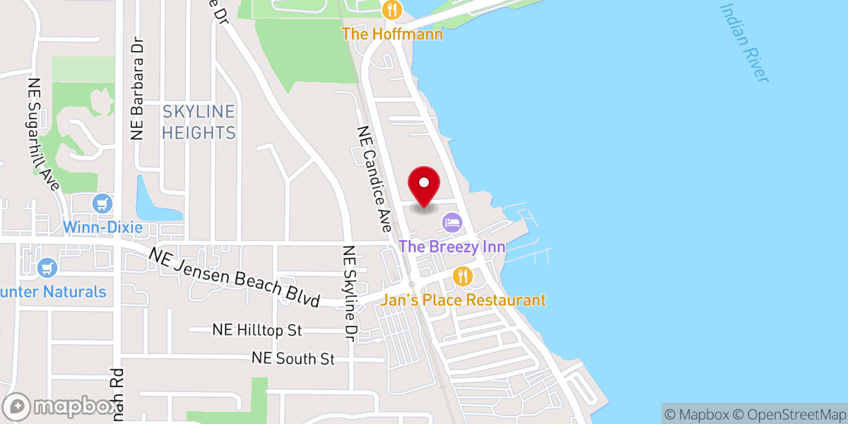 Map showing location of Tabernacle of His Presence