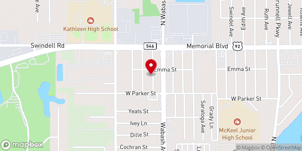 Map showing location of Trinity Church