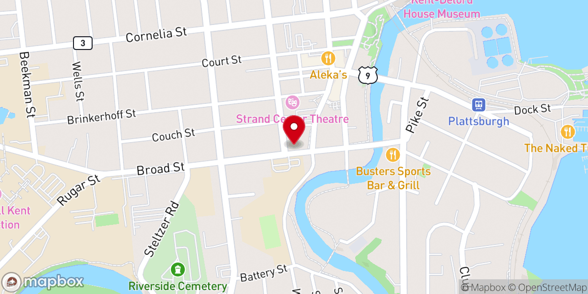 Map showing location of St. John the Baptist Church - Holy Cross Catholic Parish