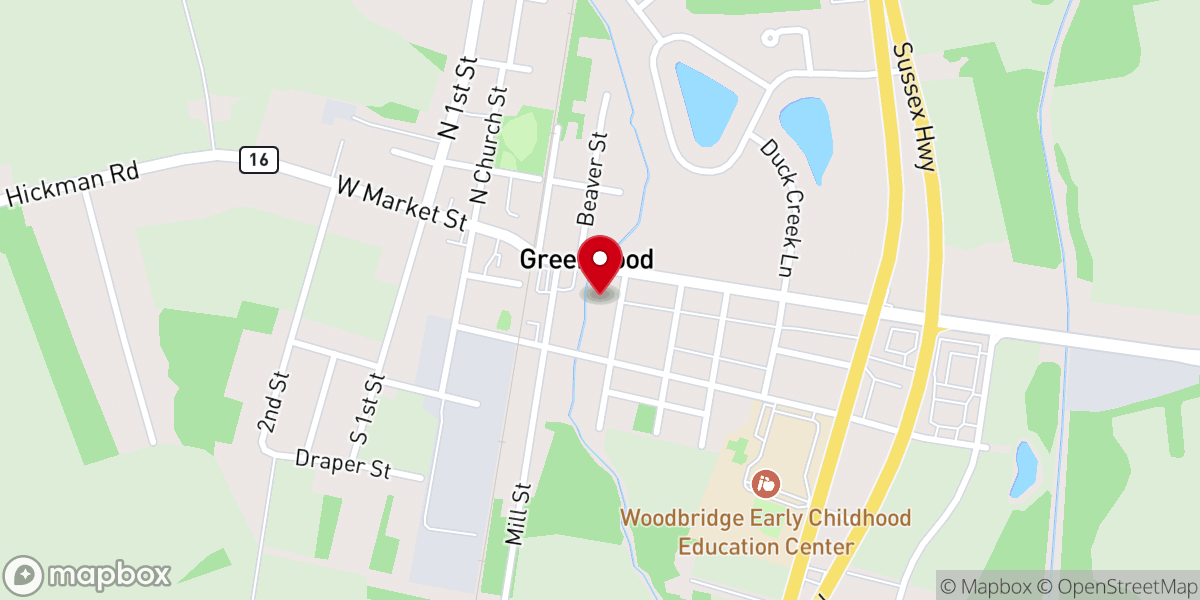 Map showing location of New Birth Christian Center