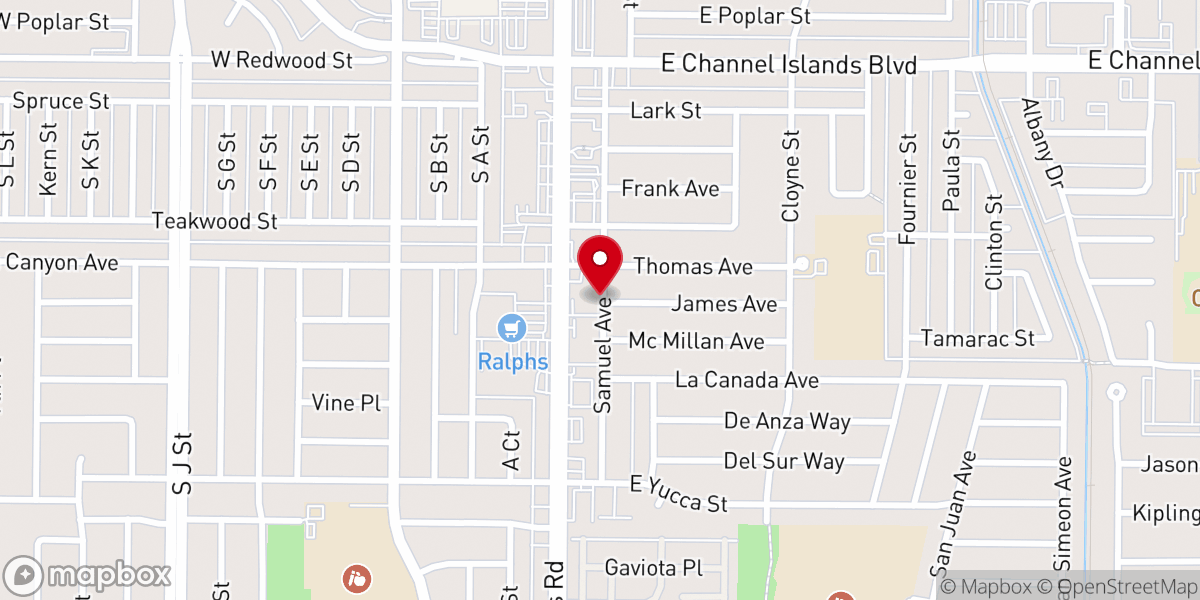 Map showing location of Community Bible Mission