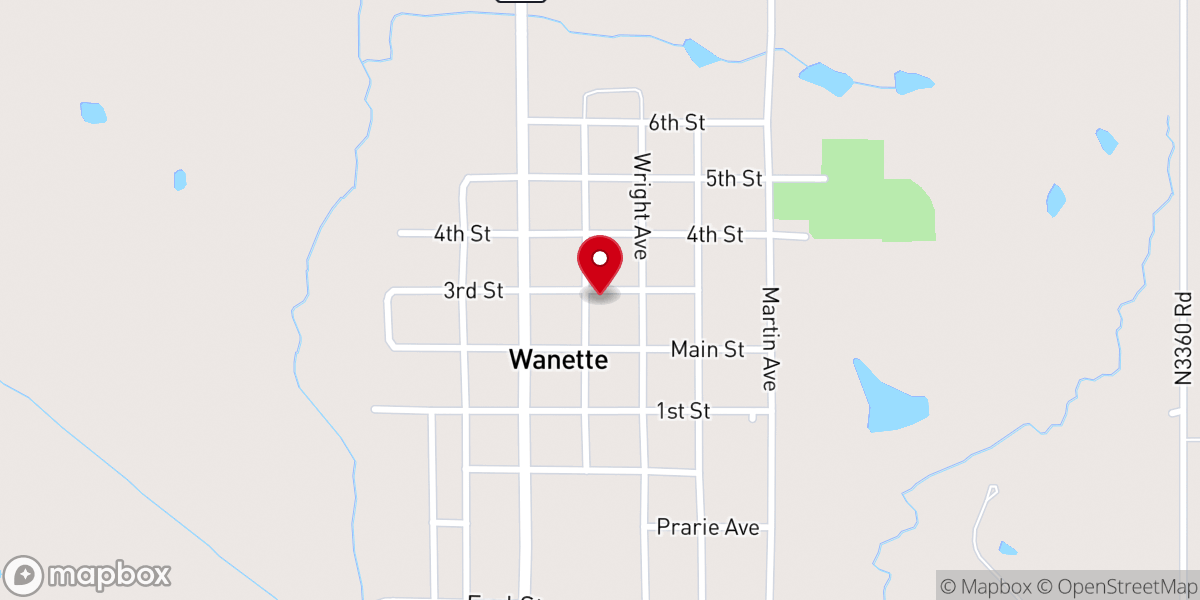 Map showing location of St. Mary Catholic Church