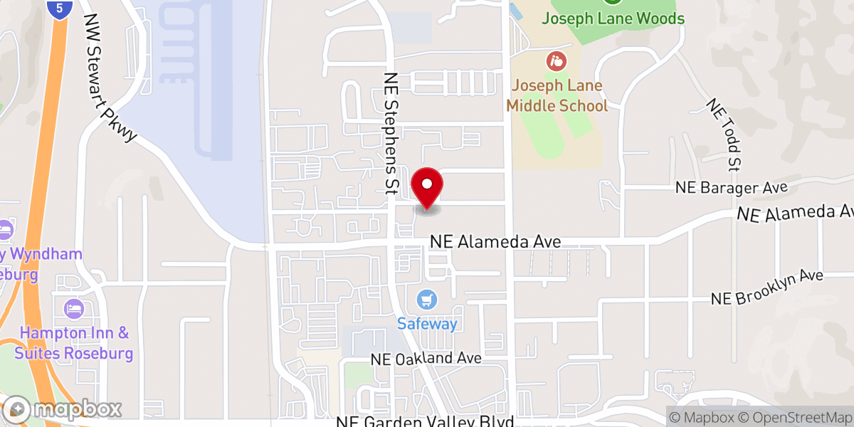 Map showing location of Apostolic Faith Church