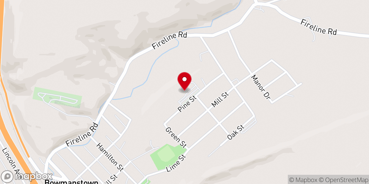 Map showing location of Faith Alive United Methodist Church