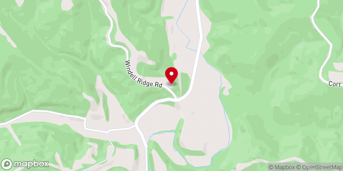 Map showing location of Pleasant Hill Church