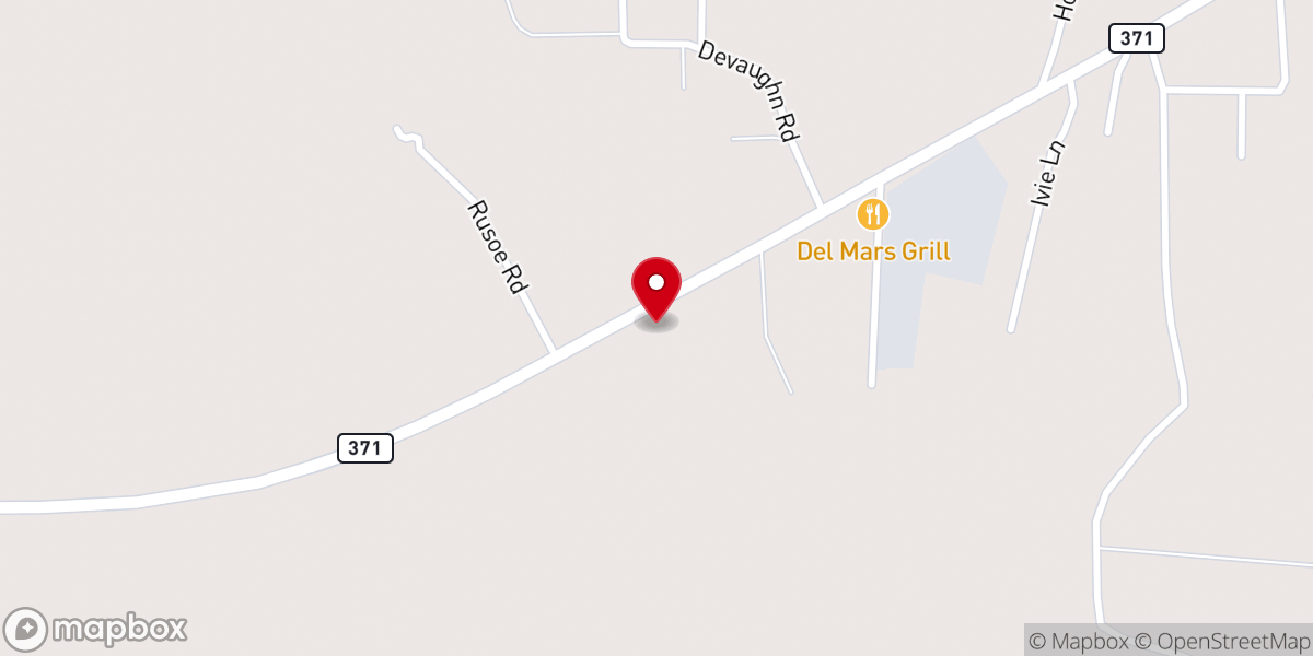 Map showing location of New Beginning Baptist Church