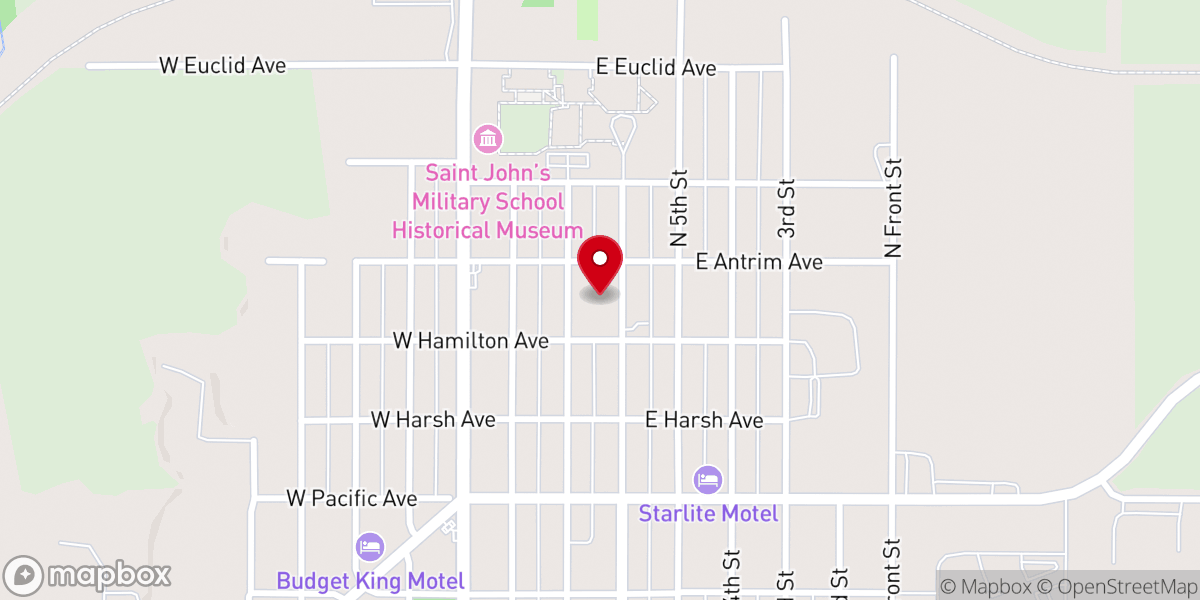 Map showing location of The Salvation Army of Salina KS