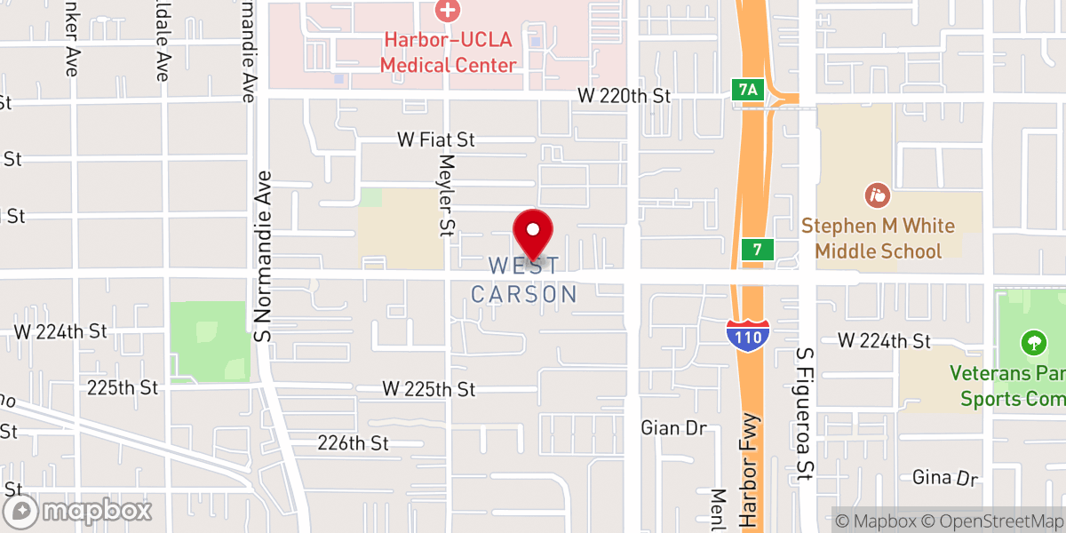 Map showing location of Zion Lutheran Church