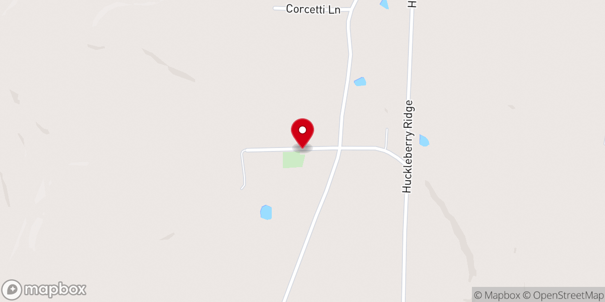 Map showing location of Providence Church on the Ridge