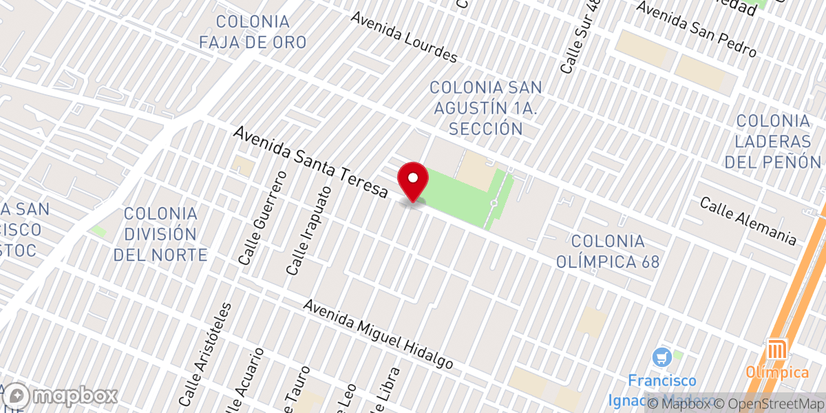 Map showing location of Maranatha Ecatepec