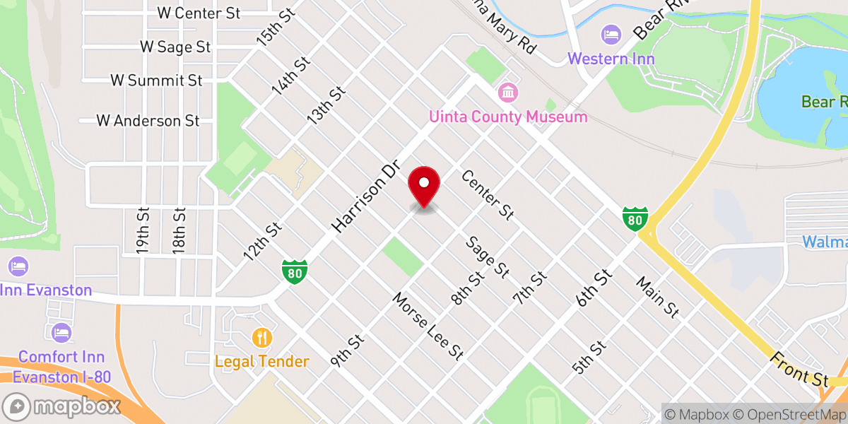 Map showing location of St Paul's Episcopal Church