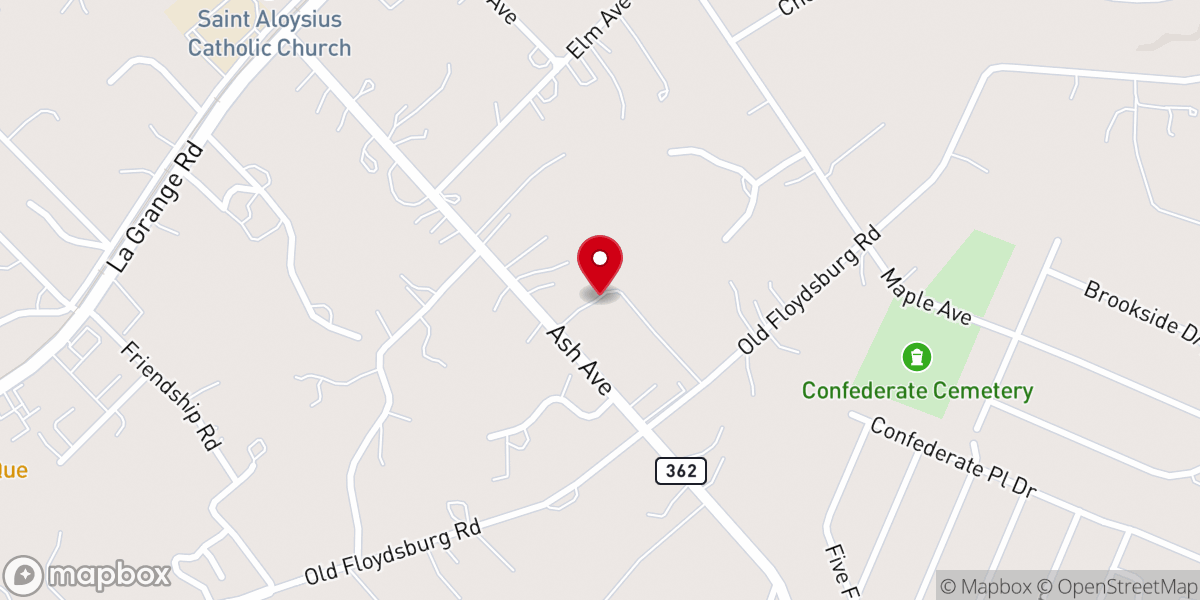 Map showing location of Halo Ministries Inc