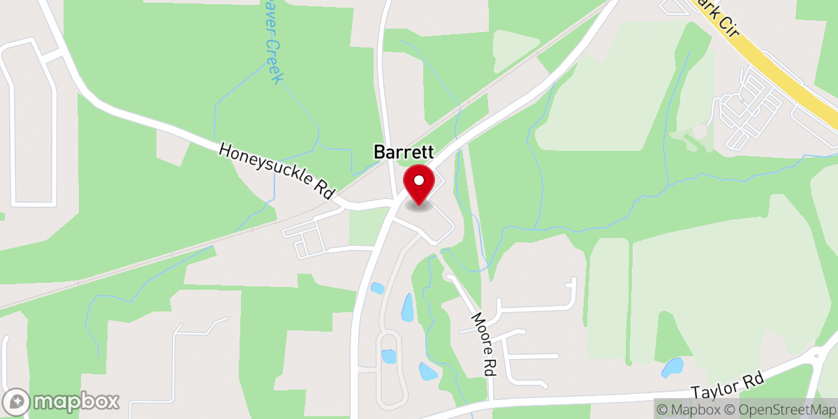 Map showing location of Selma Baptist Church