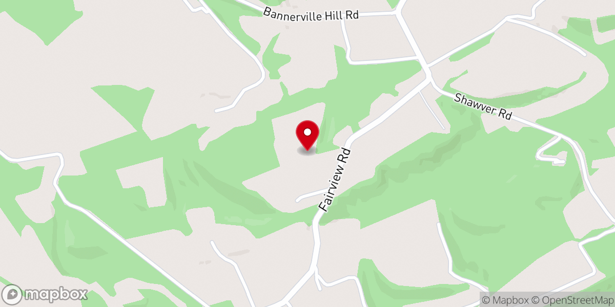 Map showing location of Mt Bethel UCC Parsonage