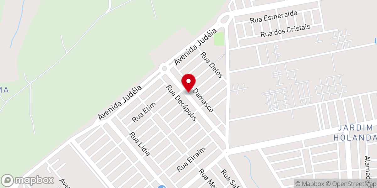 Map showing location of Igreja Evangélica A Palavra de Cristo no Brasil