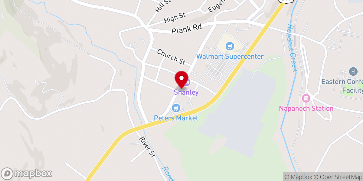 Map showing location of Romans Road