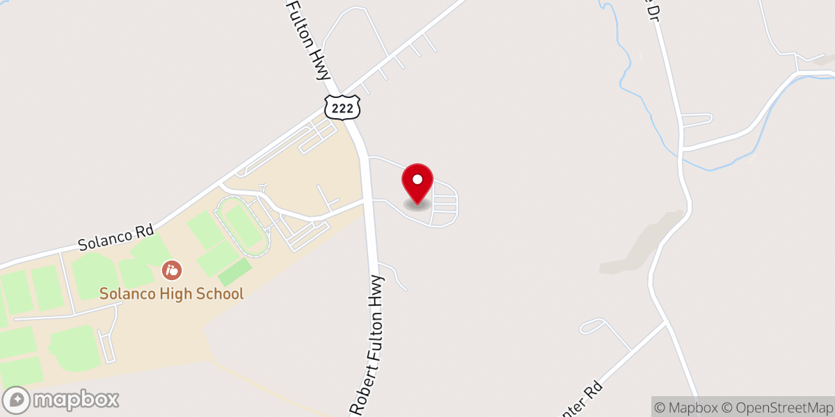 Map showing location of St Catherine's Catholic Church