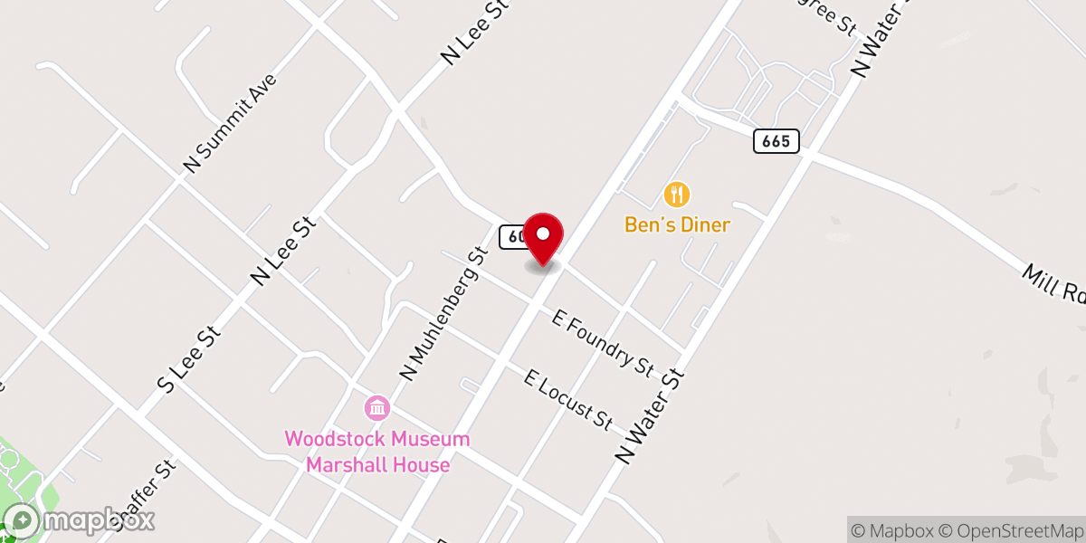 Map showing location of St. John Bosco Catholic Church