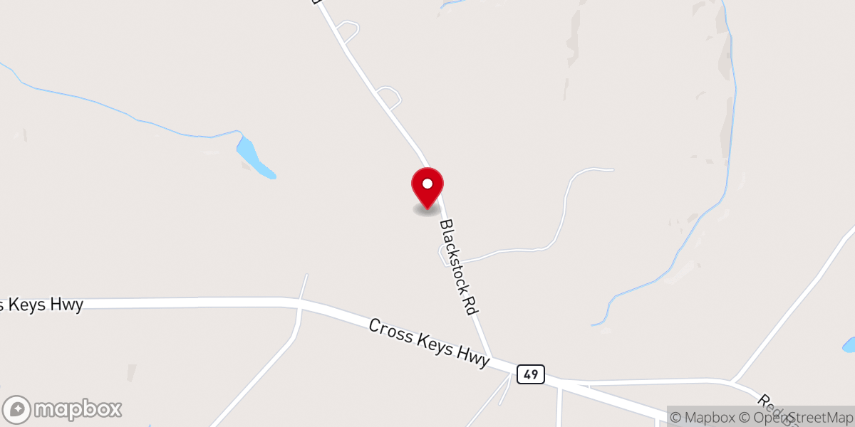 Map showing location of Spring Hill Christian Methodist Episcopal Church