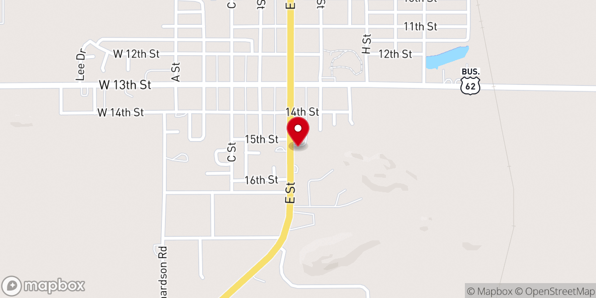 Map showing location of Faith Tabernacle Miracle Church