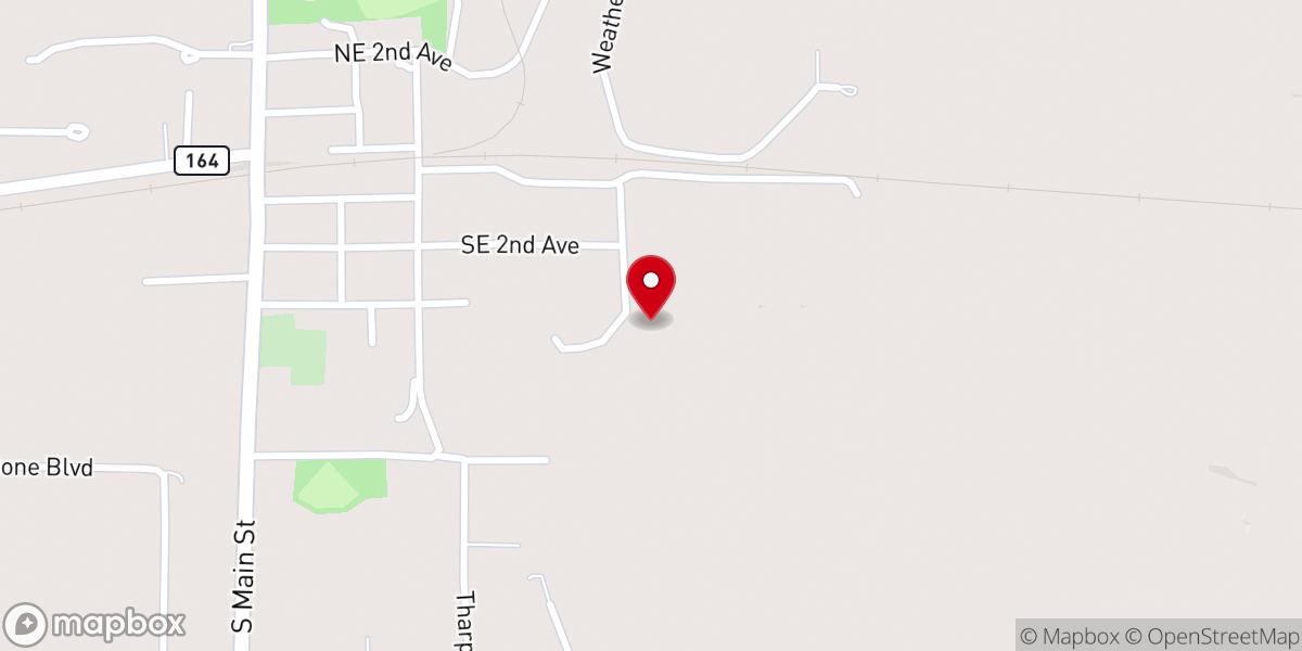 Map showing location of Pilgram Rest Church