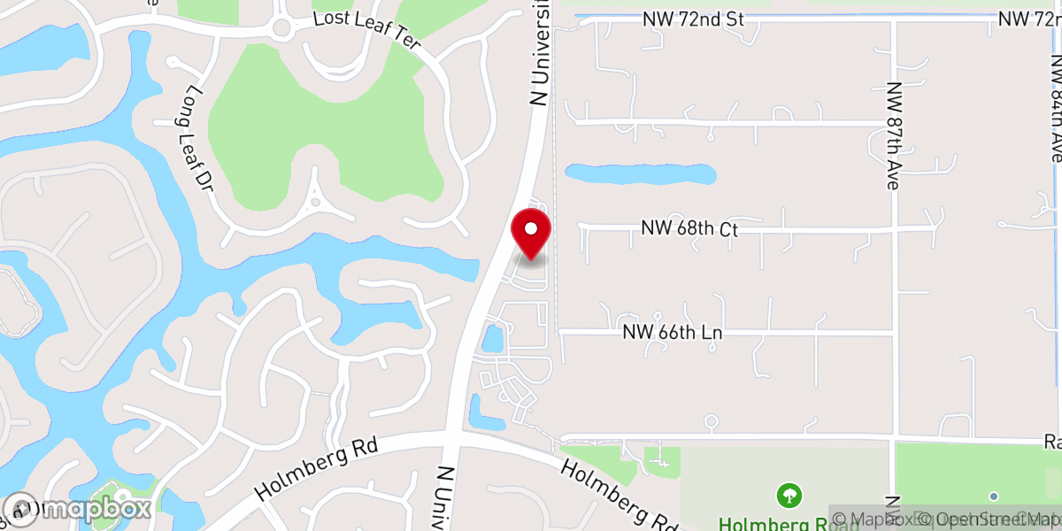 Map showing location of Coastal Community Church: Parkland Location