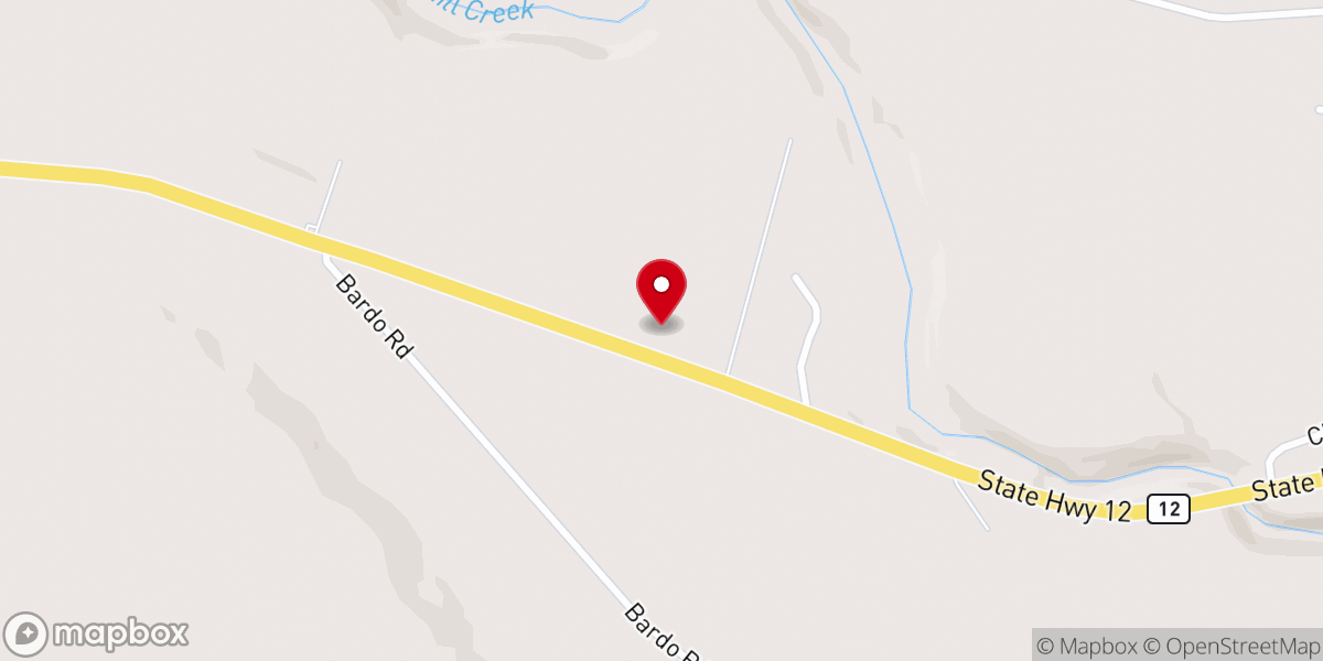 Map showing location of Bethel Nazarene Church