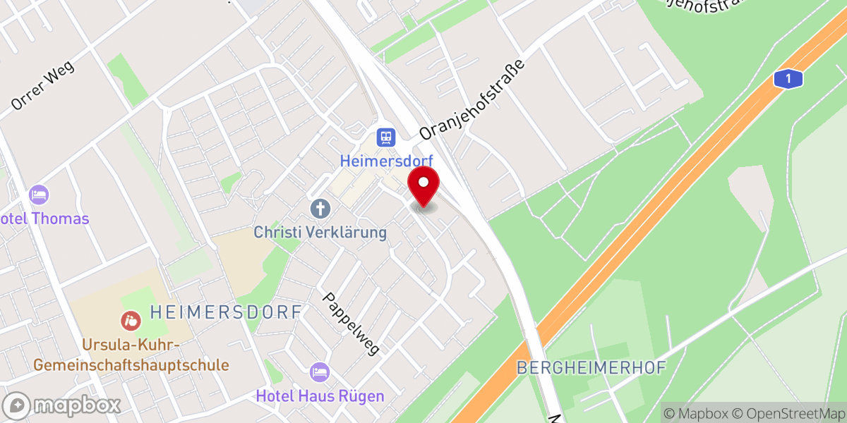 Map showing location of Kirche Jesu Christi der Heiligen der Letzten Tage