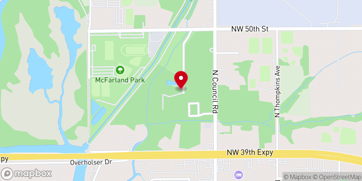 Map showing location of St. Michael's Catholic Church