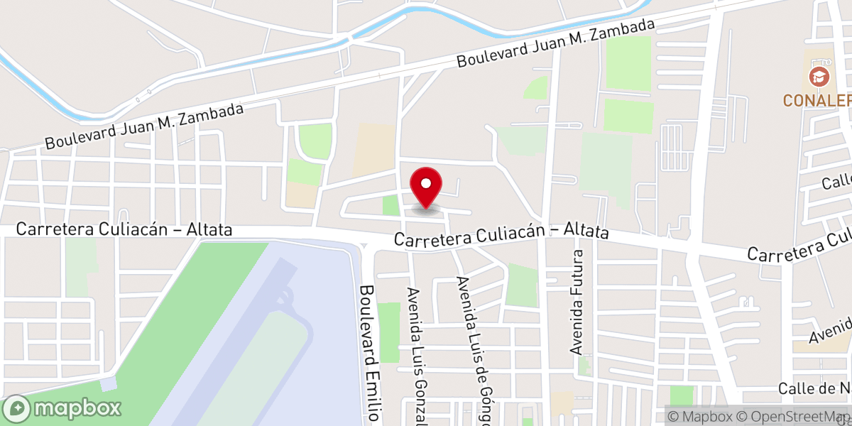 Map showing location of Parroquia de la Inmaculada Concepción de María