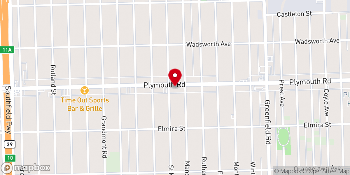 Map showing location of Assembly Church Of God In Christ