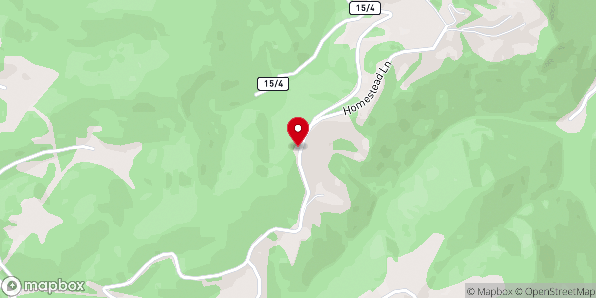 Map showing location of Mount Ovis Primitive Baptist Church