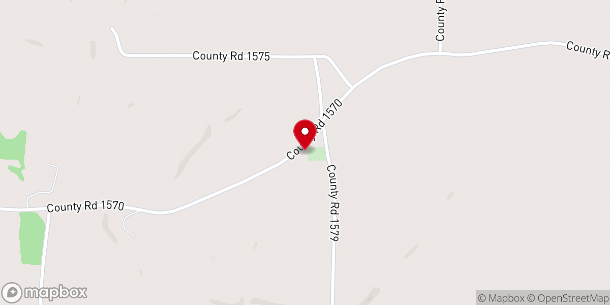 Map showing location of Mount Pisgah Upper Cumberland Presbyterian Church