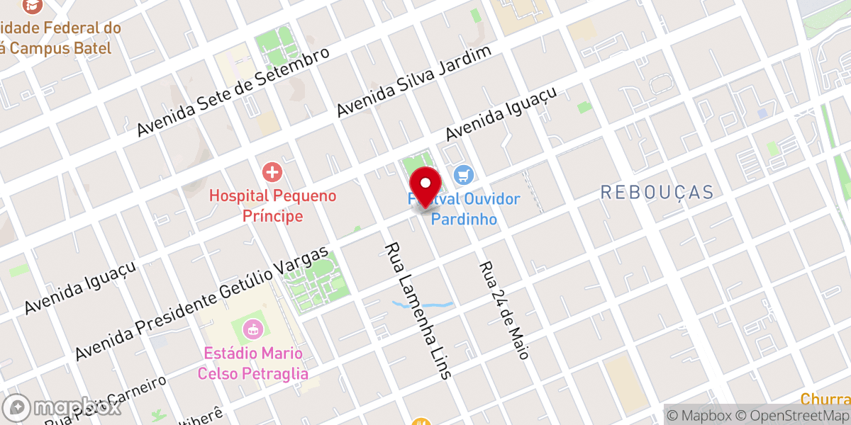 Map showing location of Paróquia Imaculado Coração de Maria