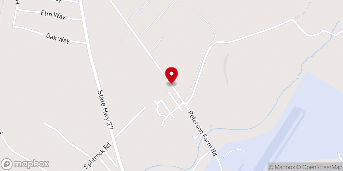 Map showing location of Thousand Hills Cowboy Church