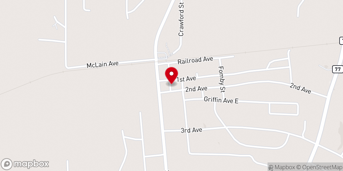 Map showing location of Little Jerusalem Church of God