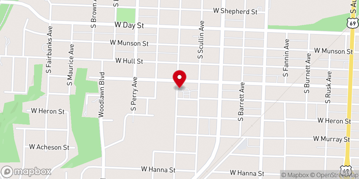 Map showing location of Mike Ryan Ministries Inc