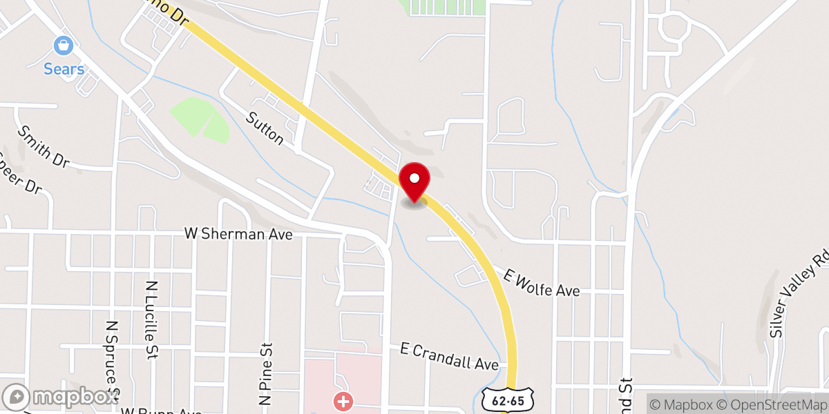 Map showing location of Solid Rock Foundation Inc