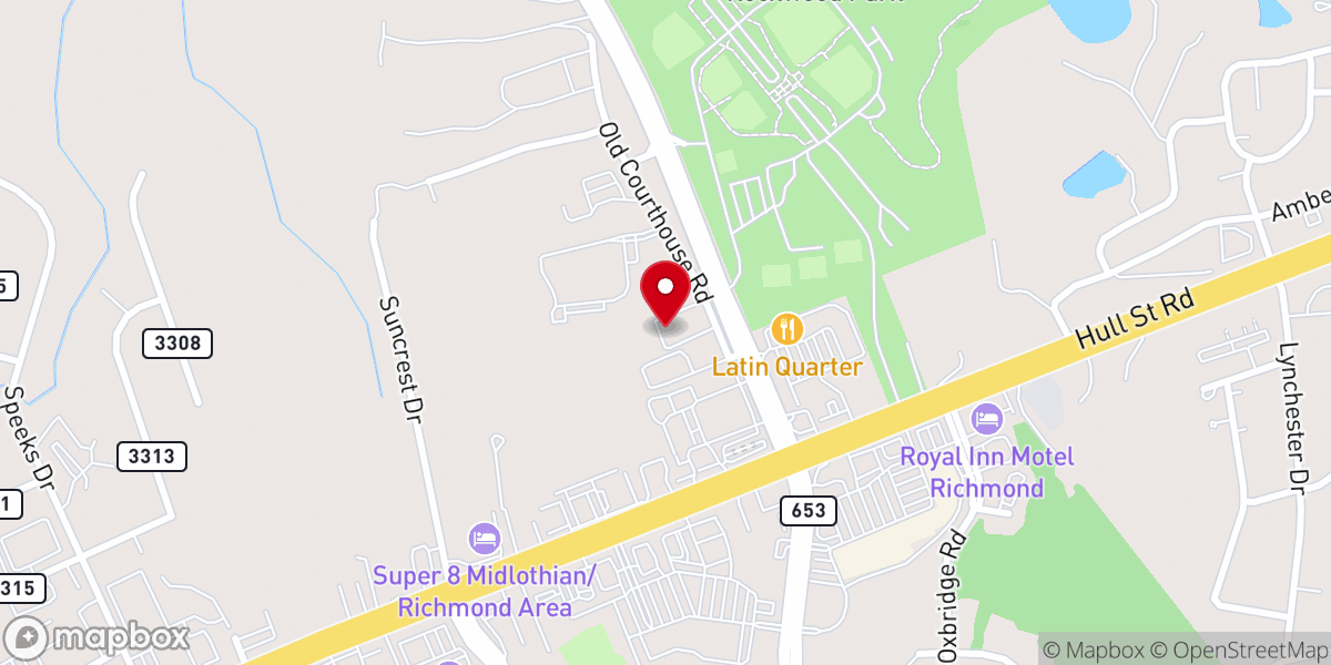 Map showing location of Shiloh's Pentecostal Holiness Church