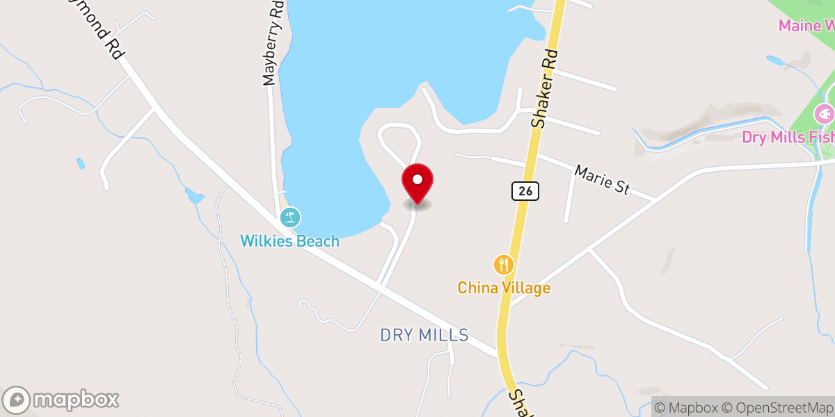 Map showing location of St. Gregory's Roman Catholic Church
