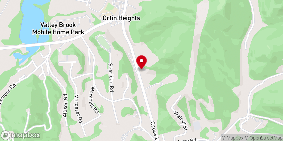 Map showing location of The Rock Ministries