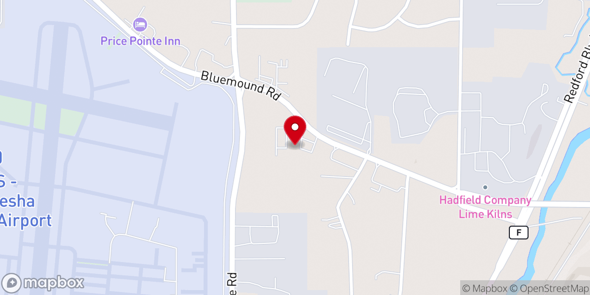 Map showing location of The Loft And Chapel At Cedar Ridge