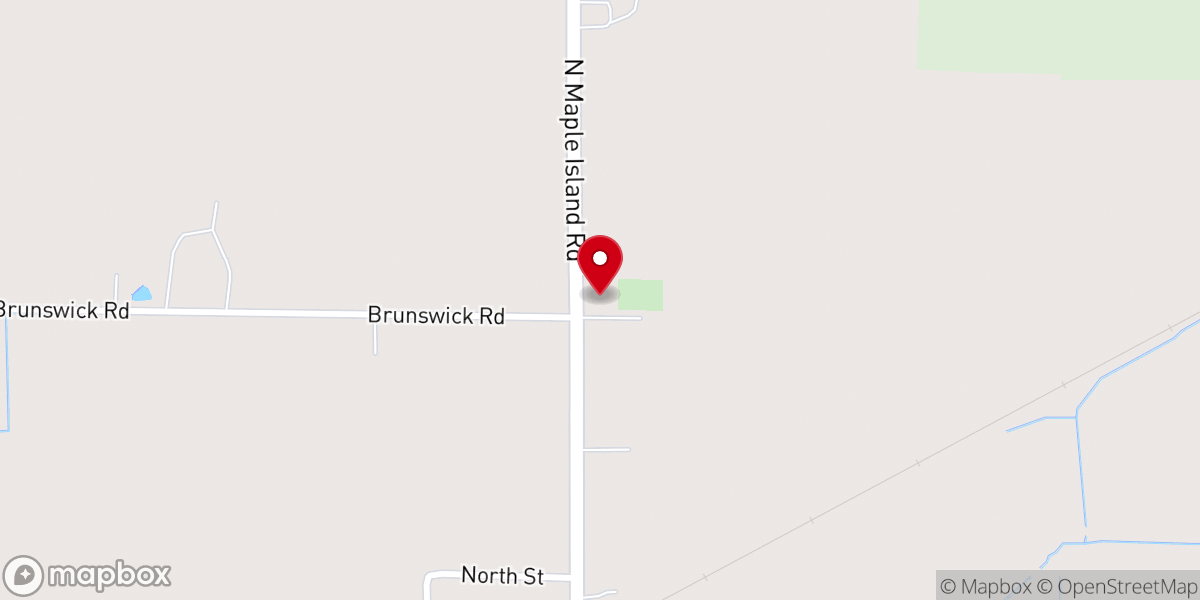 Map showing location of St Michael Catholic Church, Brunswick
