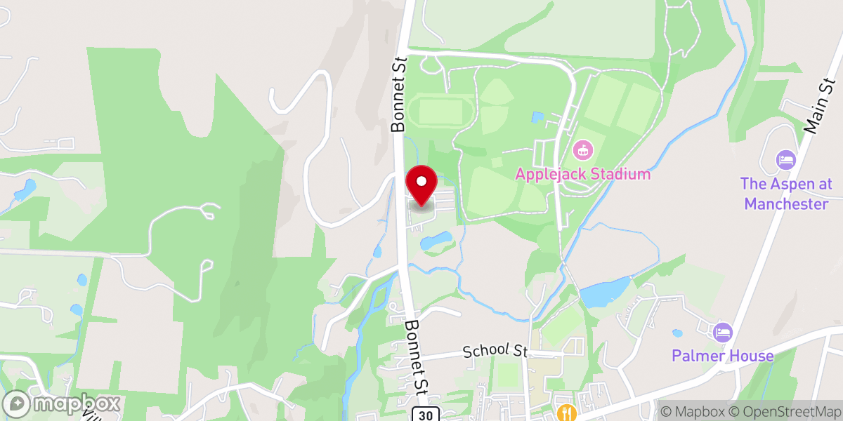 Map showing location of Christ Our Savior Parish