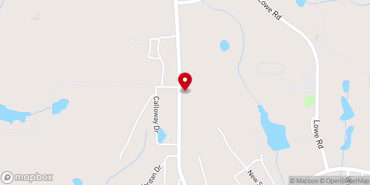 Map showing location of Saint James Church