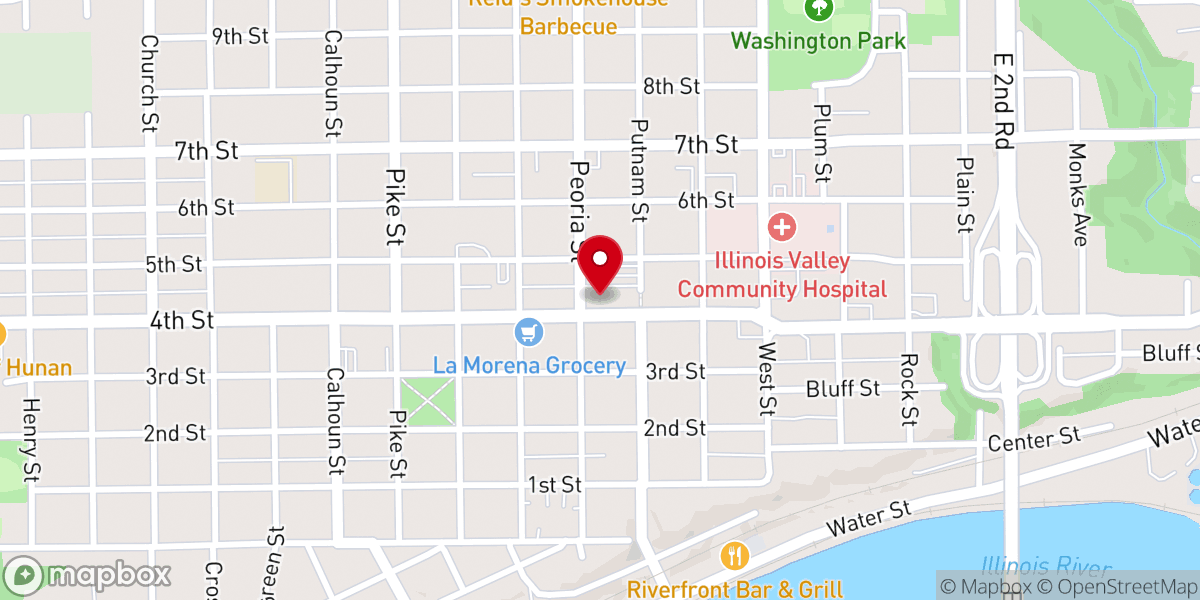 Map showing location of Crossbridge Community Church - Peru Campus