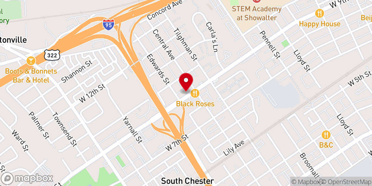 Map showing location of Anointed Full Gospel Methodist Church