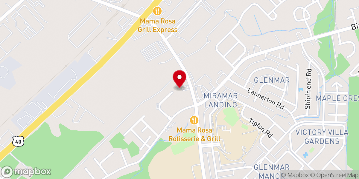 Map showing location of Freedom Church - Middle River Campus
