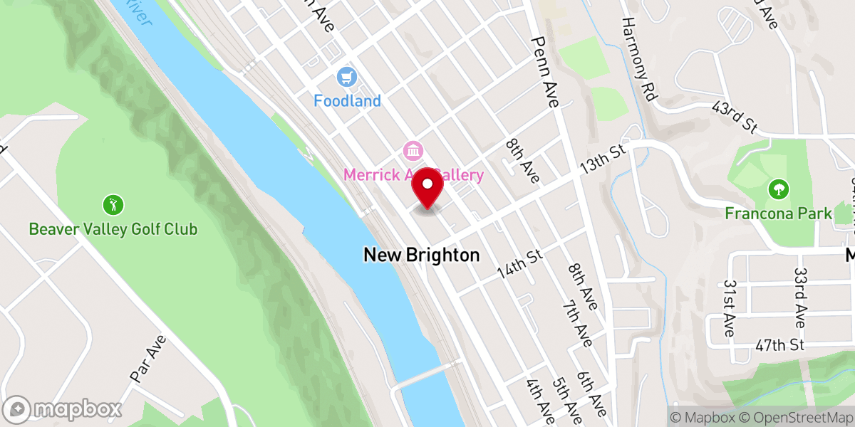 Map showing location of Christ Anglican Church